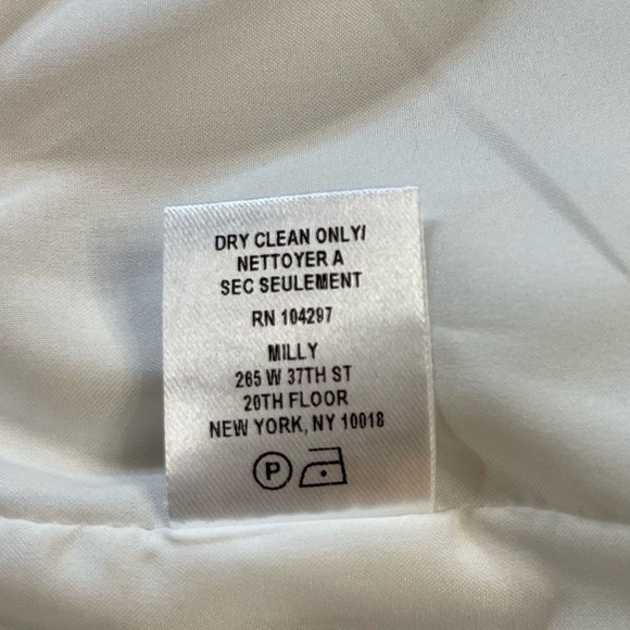 MILLY, NWOT, GORGEOUS, PRINT, CROP TOP. 100% SILK. SIZE P - Picture 8 of 8